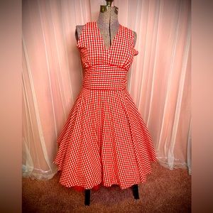 Original Lilli Jean Handmade Vintage Swing Dress from the UK